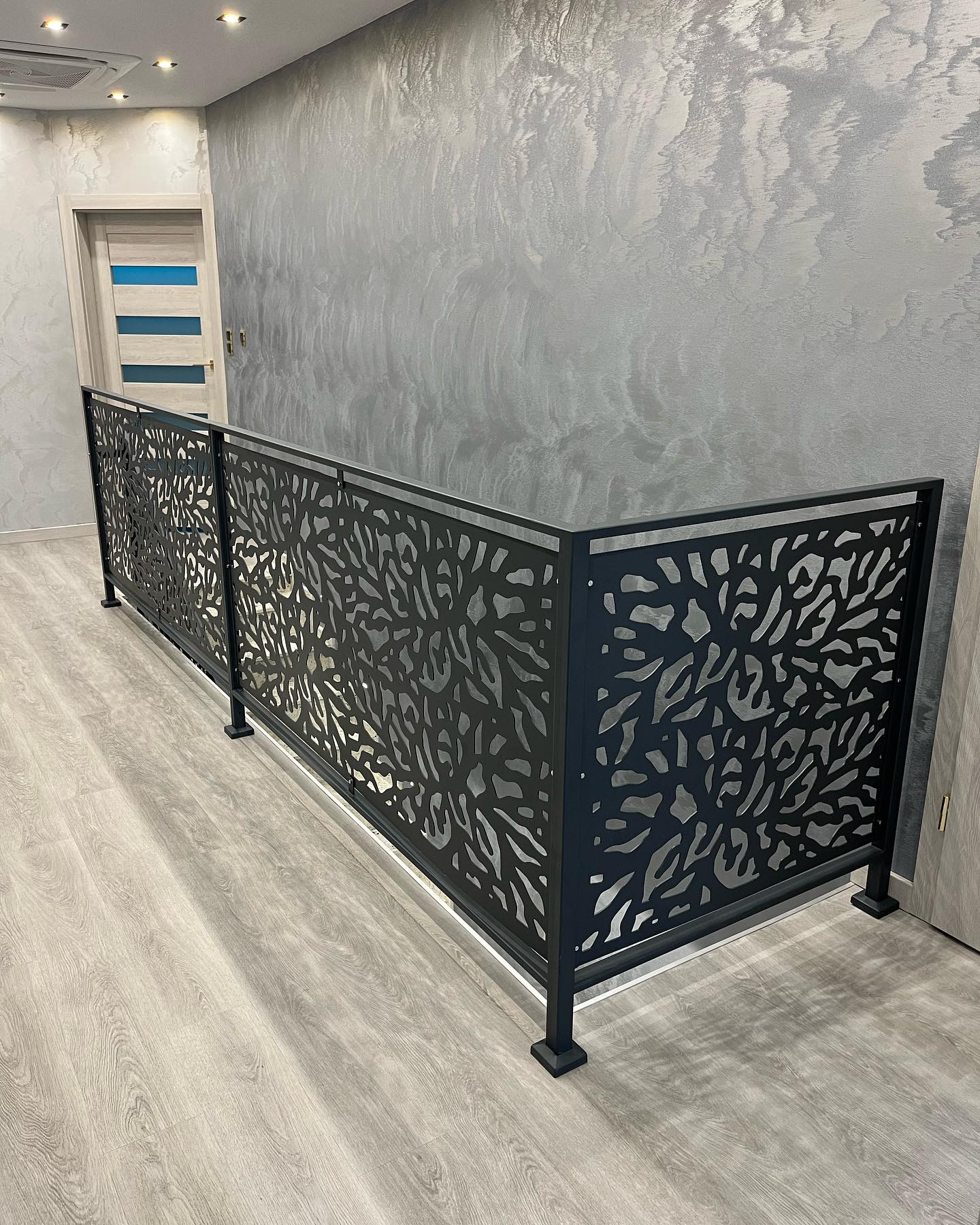 Balustrada schodowa wyplalana laserowo w Trzebnicy