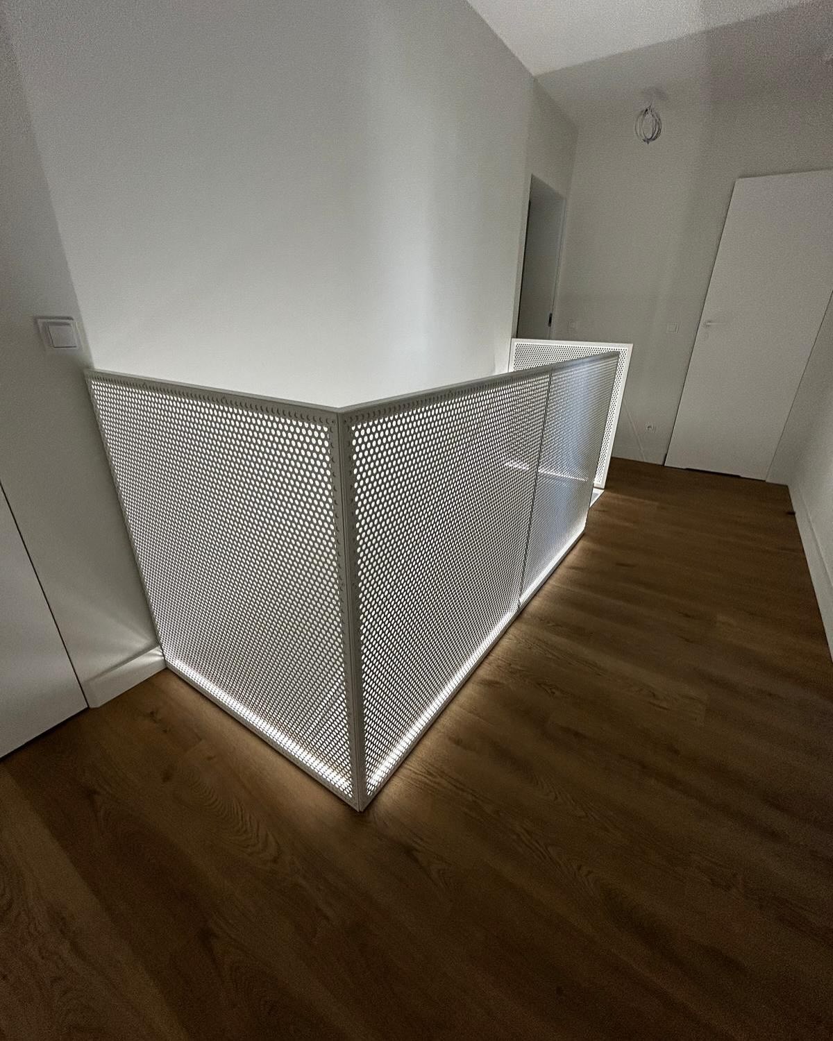 Balustrada z podświetleniem LED